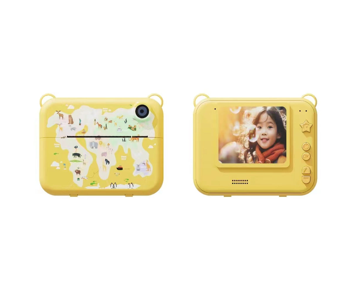 Caméra d'arrivée pour enfants Petit SLR Polaroid Camera DIY Thermique
