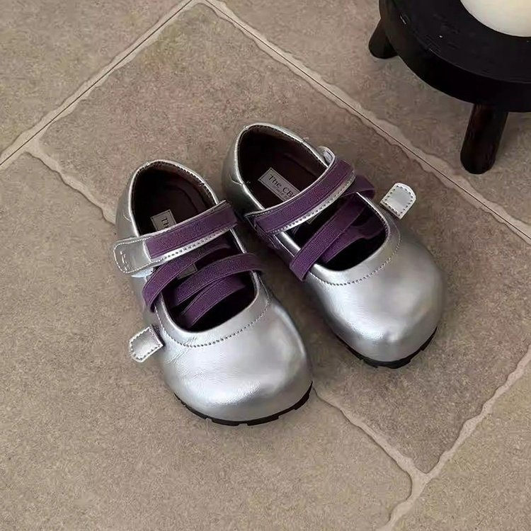 Chaussures en cuir pour filles de printemps