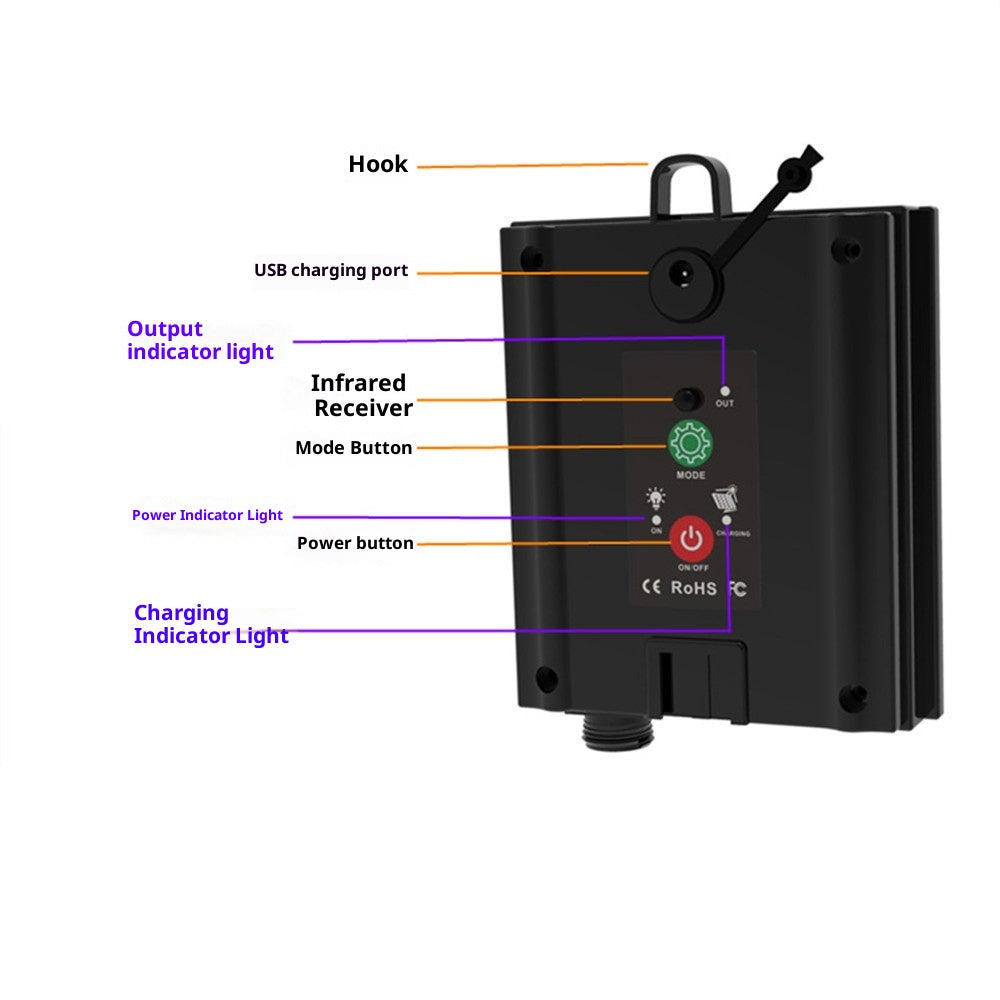 37V to 24V Boost Solar String Light Control Box