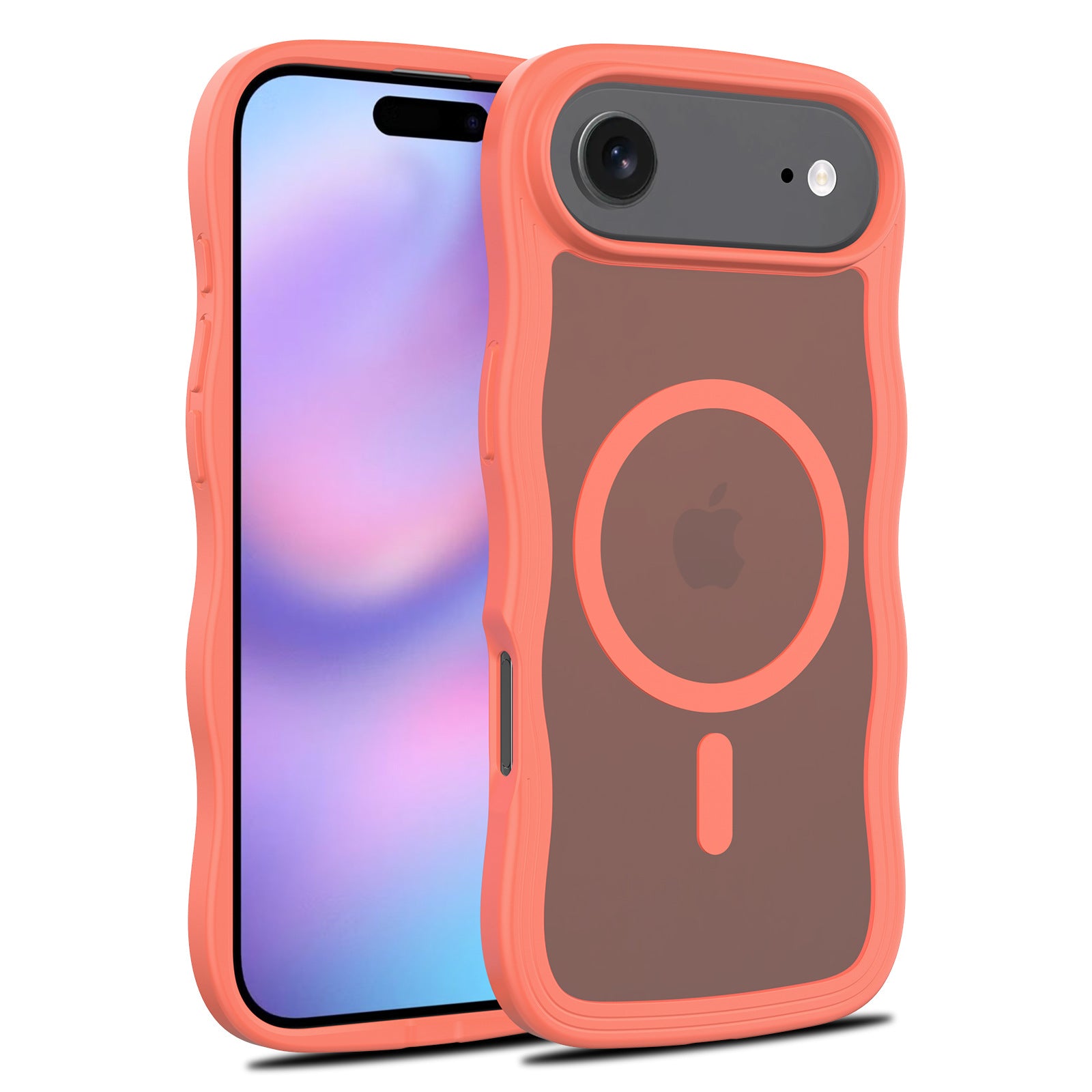 Courroies d'onde Skin Feeling Deux-en-un boîtier de téléphone à aspiration magnétique