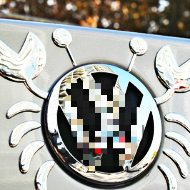 Funny 3D auto auto Sticker PVC flexible en plastique