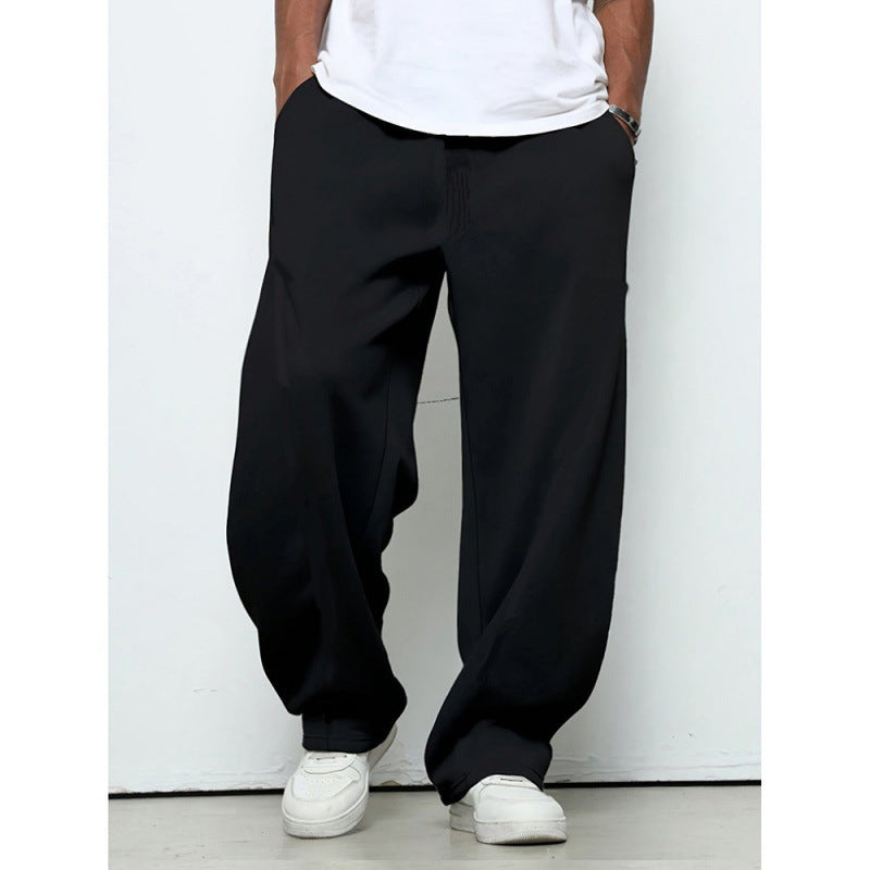 Pantalons de piste lisses pour hommes