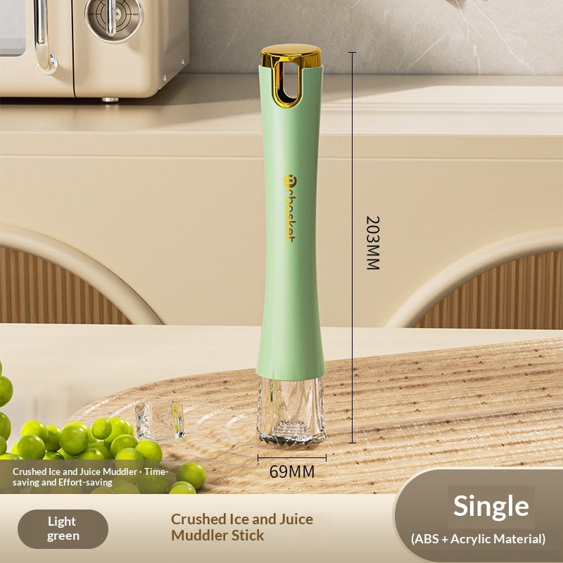 Marteau à popsicule pour le concassage et le jus de thé à la main