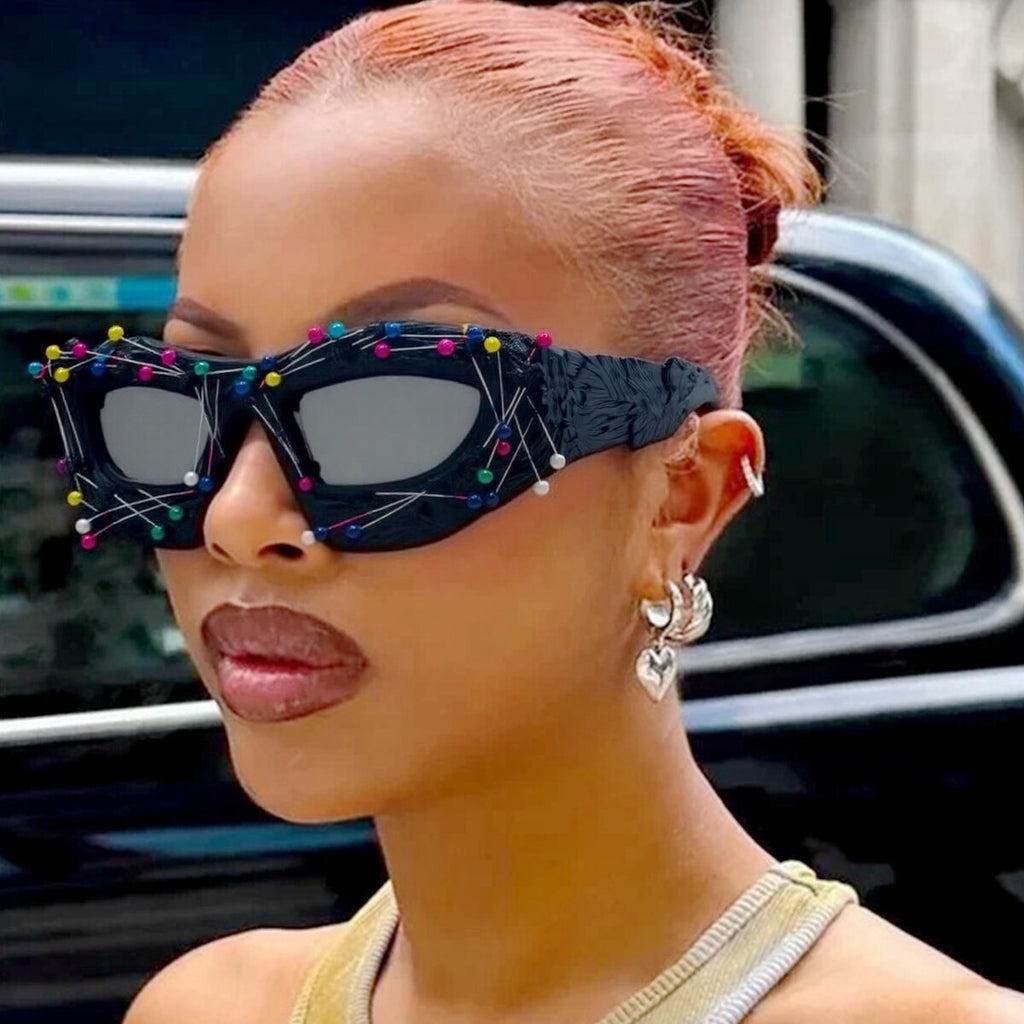 Lunettes de soleil de style punk hip-hop tendance