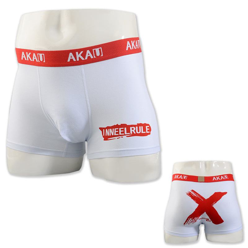 Boxers tendance et confortable en coton de dessin animé homme imprimé
