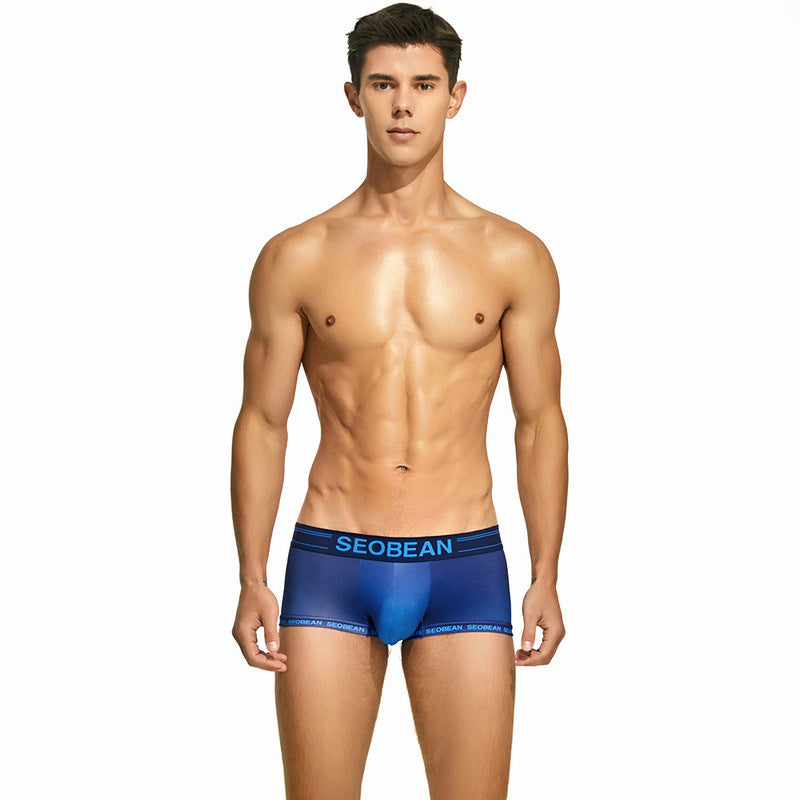 Sous-vêtements Low Waist Sexy U Convex Boxers pour hommes