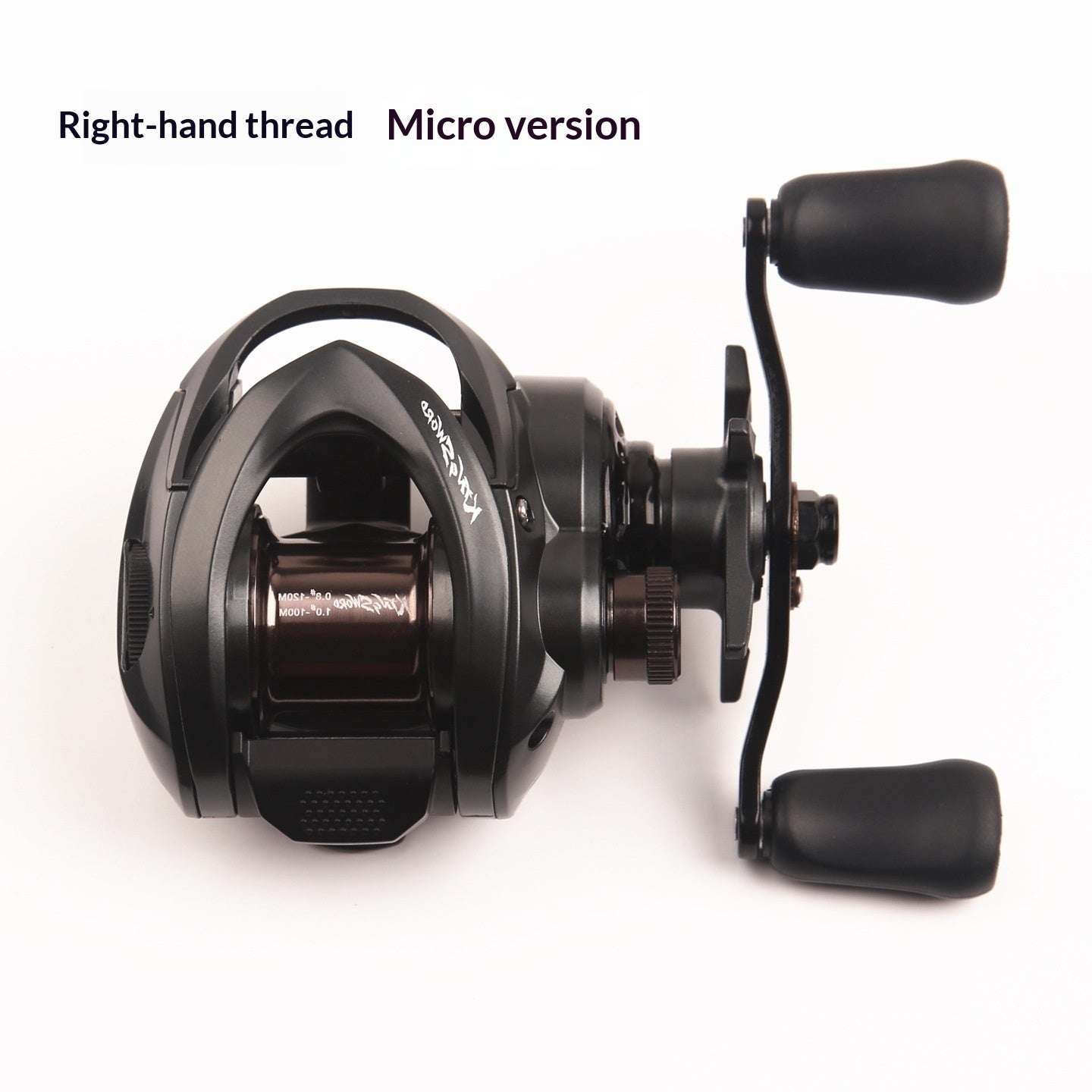 Bobine de baitcasting ultra-légère en fibre de carbone