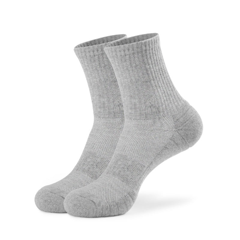 Chaussettes de sport en coton pur avec une semelle essoufflée