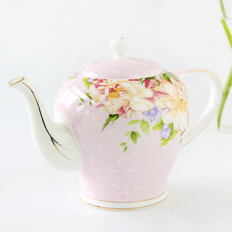 European Tea Set Après-midi Théière de porcelaine Anglais