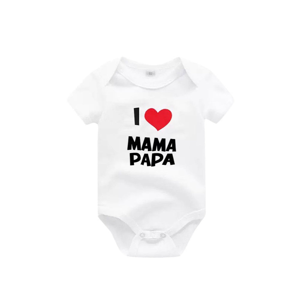 Onesie imprimées en coton nouveau-né