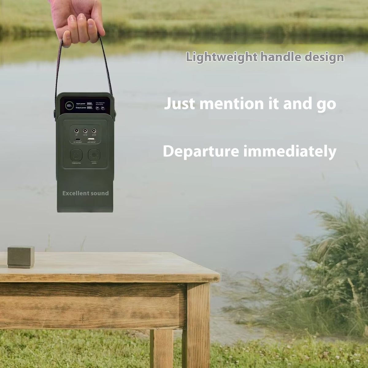 Portable Outdoor Mobile Power Supply with Large Capacity