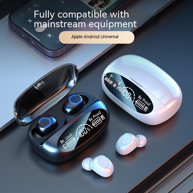TWS Grande capacité sans fil Touch Affichage numérique Casque Bluetooth