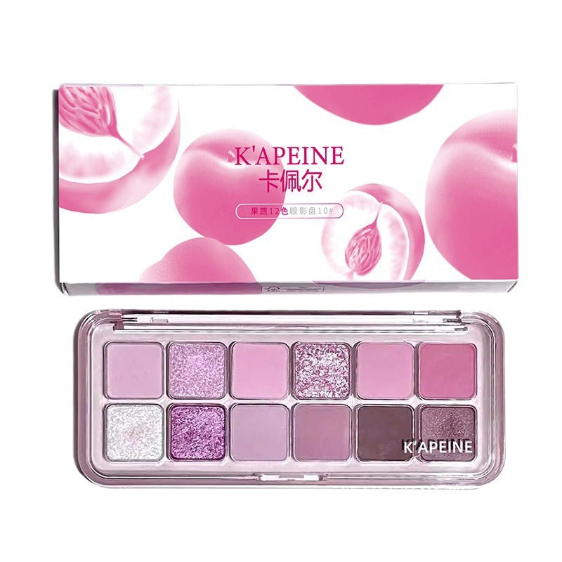 Accueil Créatif Polyvalent 12 Couleurs Eye Shadow Plate