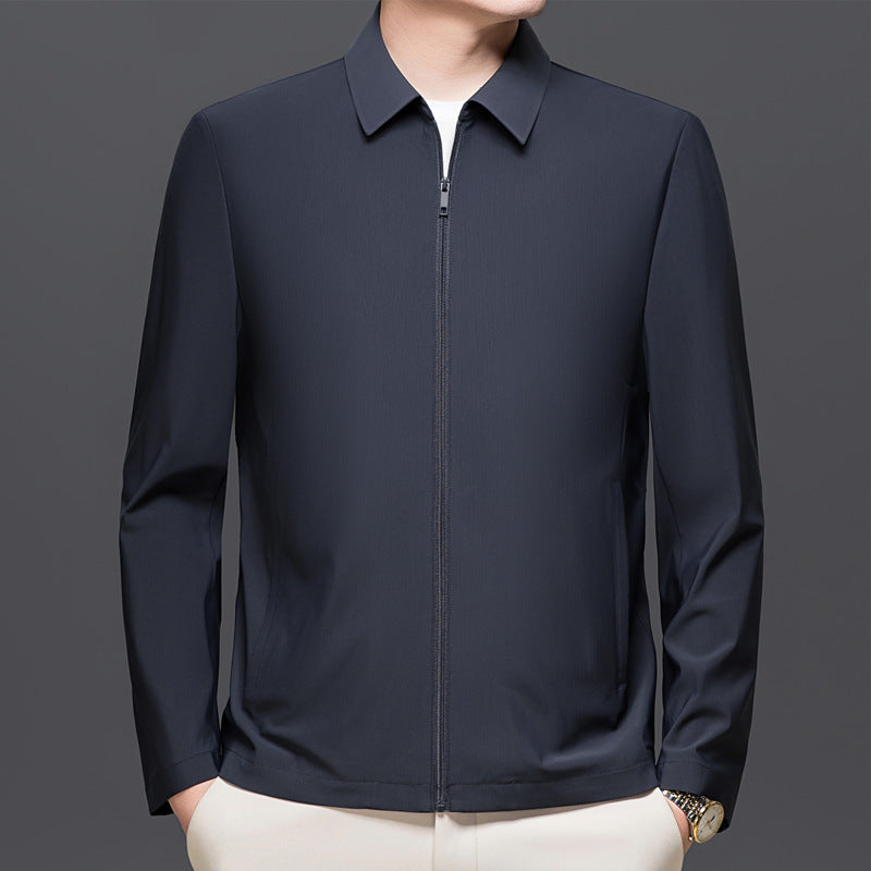 Veste de lapelle polyvalente pour hommes pour le printemps et l'automne