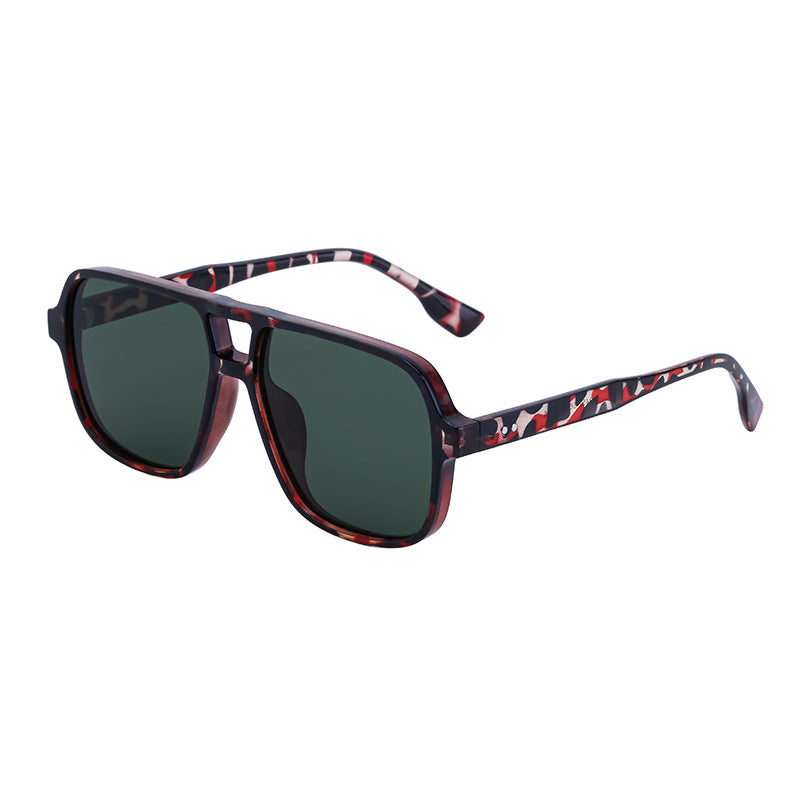 Lunettes de soleil Retro Double-Beam pour hommes