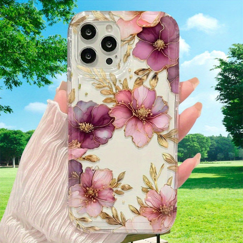 Fleurs violettes applicables à 12promax Air Spring Phone Case