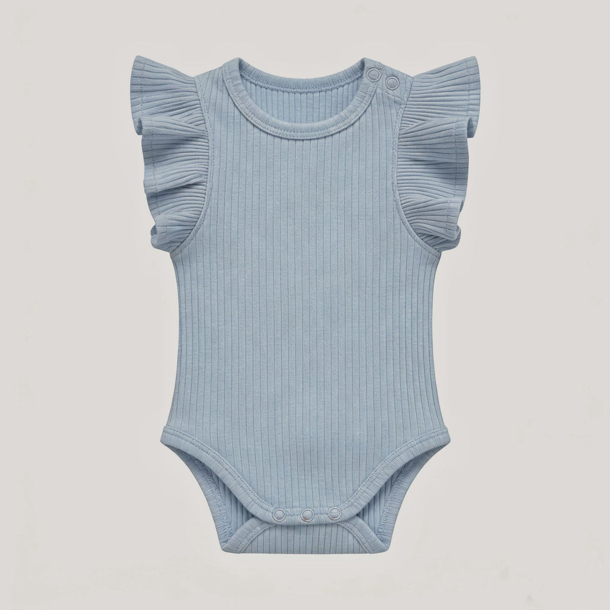 Bébé Romper tricoté à côtes