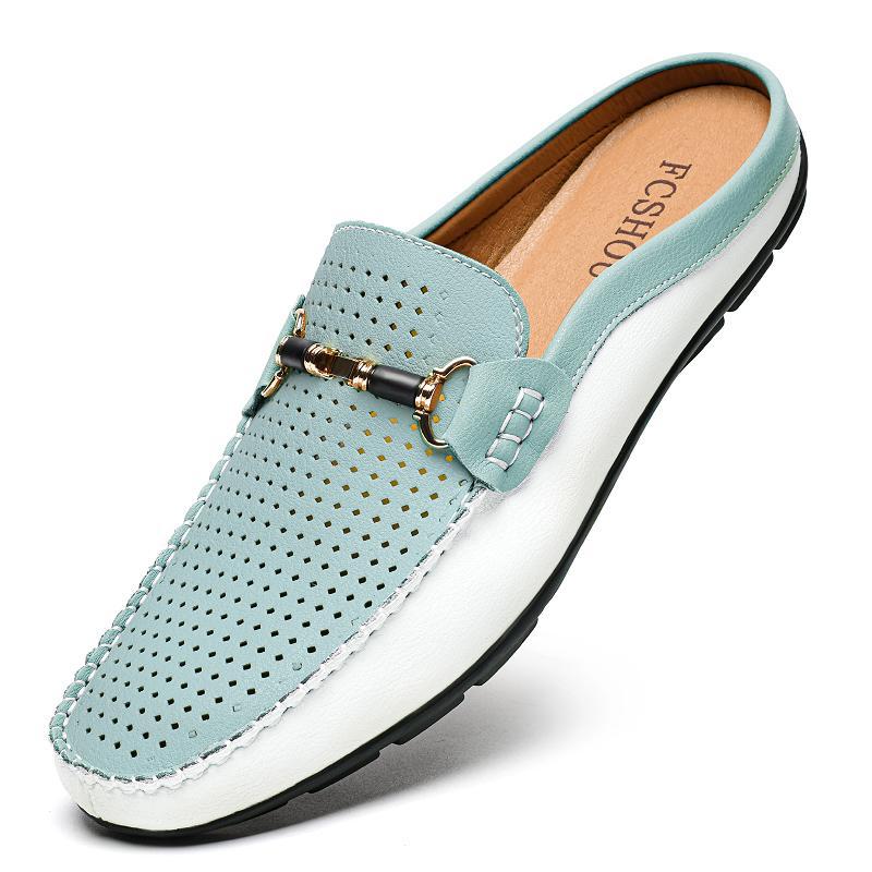 Chaussures en cuir de grande taille Hommes Chaussures respirantes