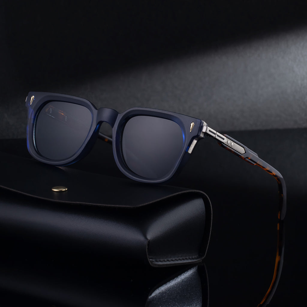 Lunettes de soleil européennes et américaines Fashion Square Frame