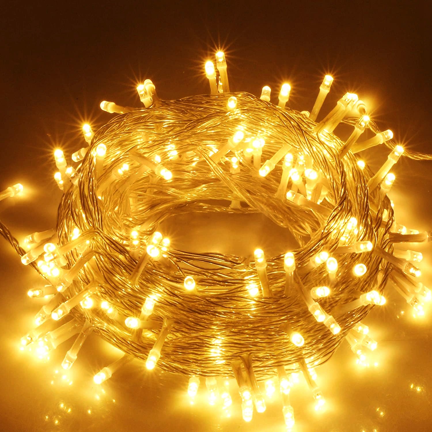 1Pc 3Meter 300 LEDs Chaîne lumière rideau avec télécommande 8 modes de lumière IP44 étanche pour Chr