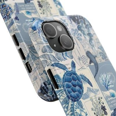 Cas de téléphone imprimé Marine Bio créatif et minimaliste