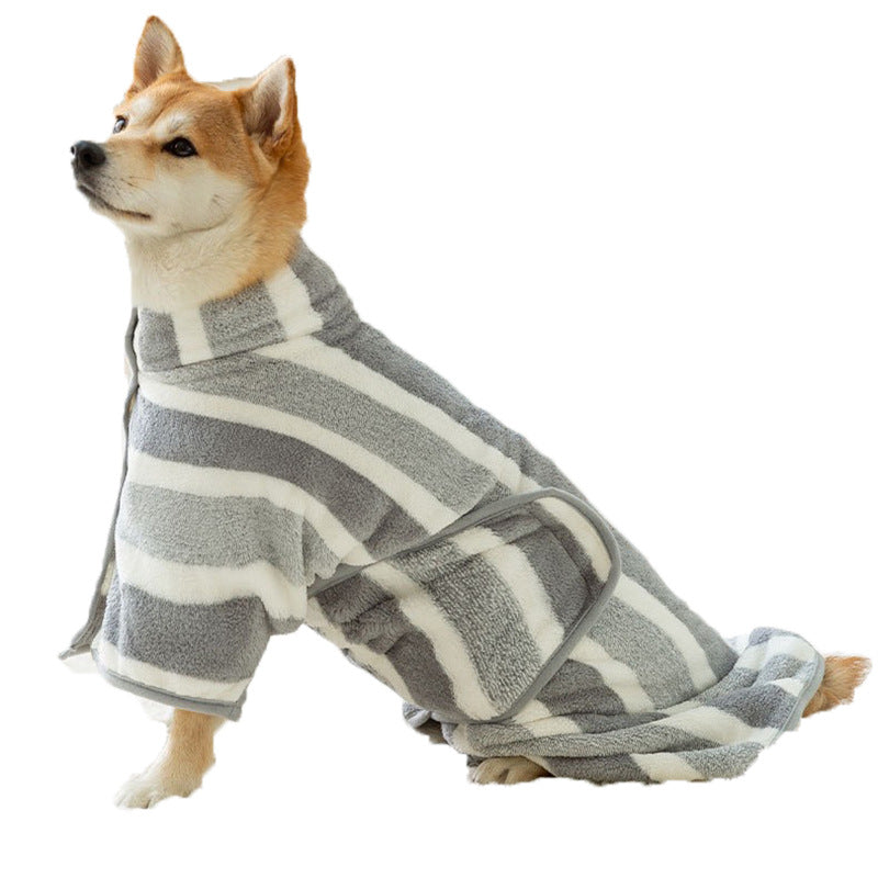 Robes de bain pour animaux de compagnie Vêtements de chien Serviettes de bain pour chats Vêtements pour animaux de compagnie