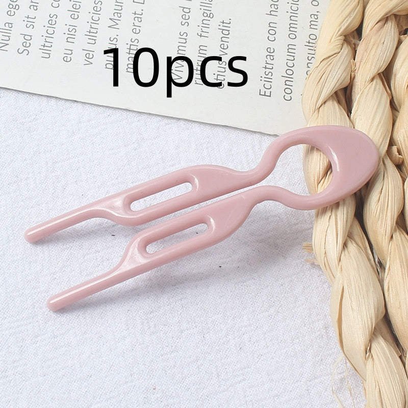 Style européen et américain Large U-forme femme simple Joker Hairclip