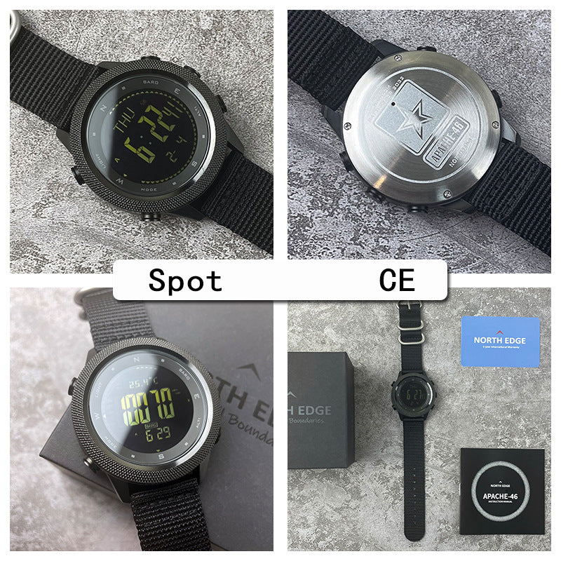 Digital Watch Sports Waterproof Altimter Baromètre Compass
