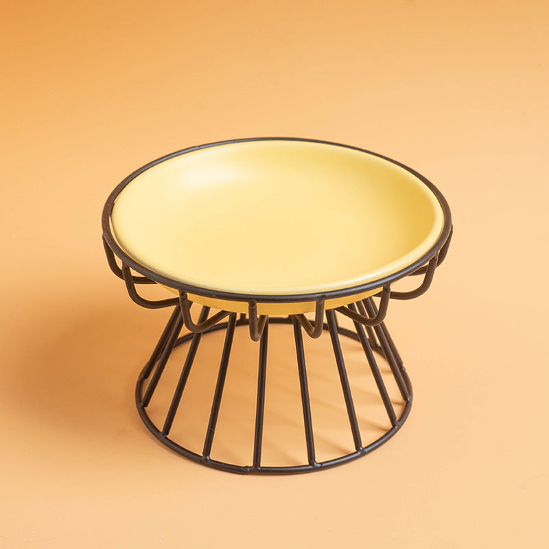Élevée Pet Food Bowl Stand Neck Support Rack d'alimentation pour chats et chiens