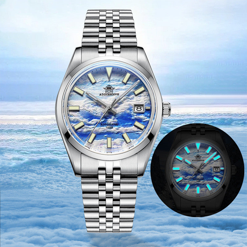 Montre mécanique automatique Lumineux montre homme étanche