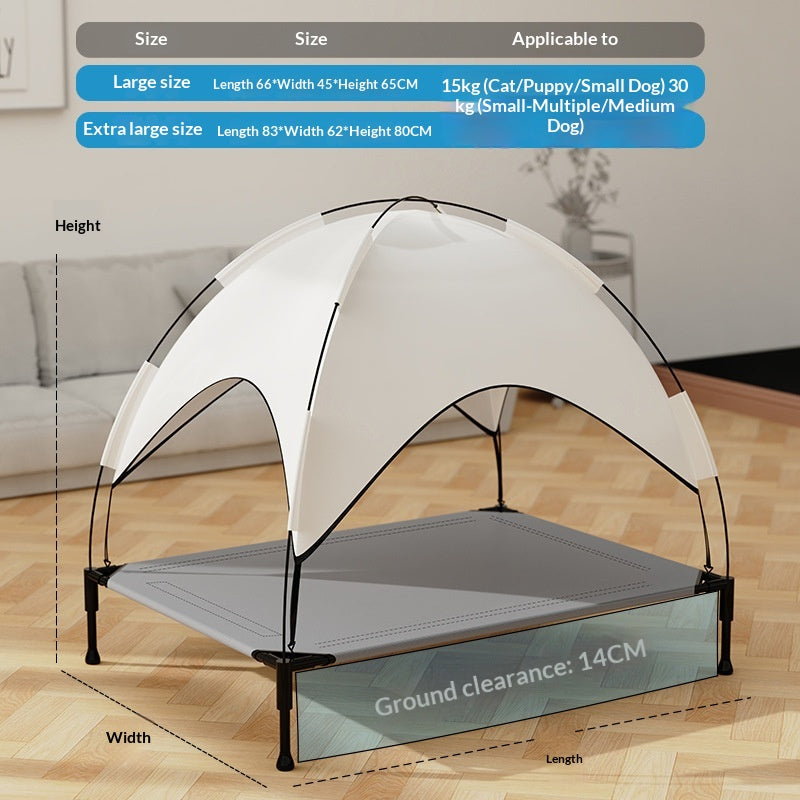 Lit de chat, Lit de camping pour animaux, Grande tente, Toute saison, Lavable, Lit chiot