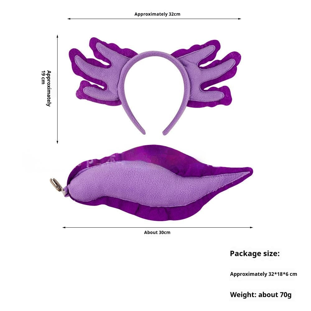 Bandeau d'animaux mignon avec un design Axolotl