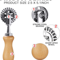 Pâtisserie & Pâtes Cutter Roue - Ravioli fluted Crimper & Outil de pâte décorative