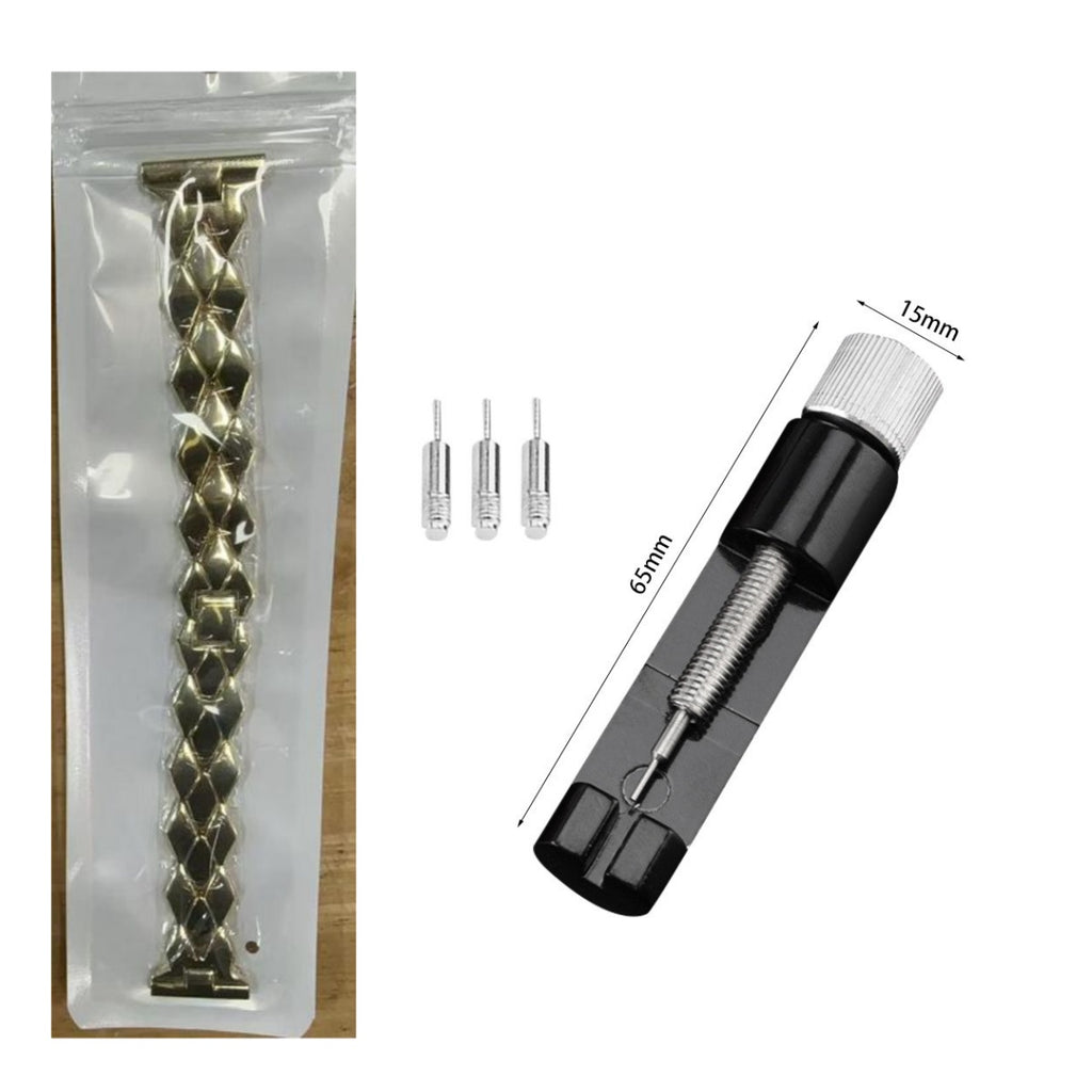 Bracelet en diamant à chaîne métallique en acier