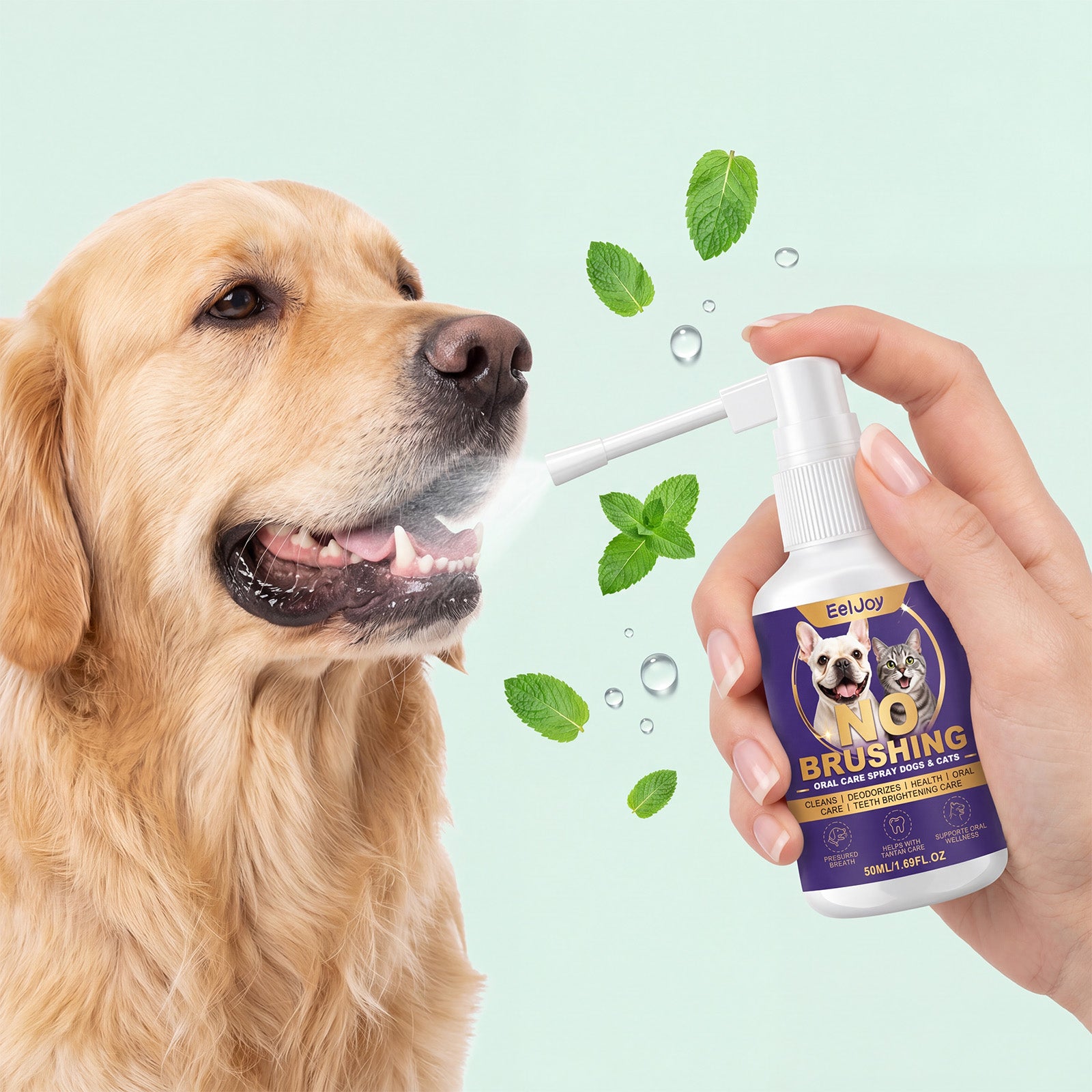 Spray nettoyant pour chiens et chats