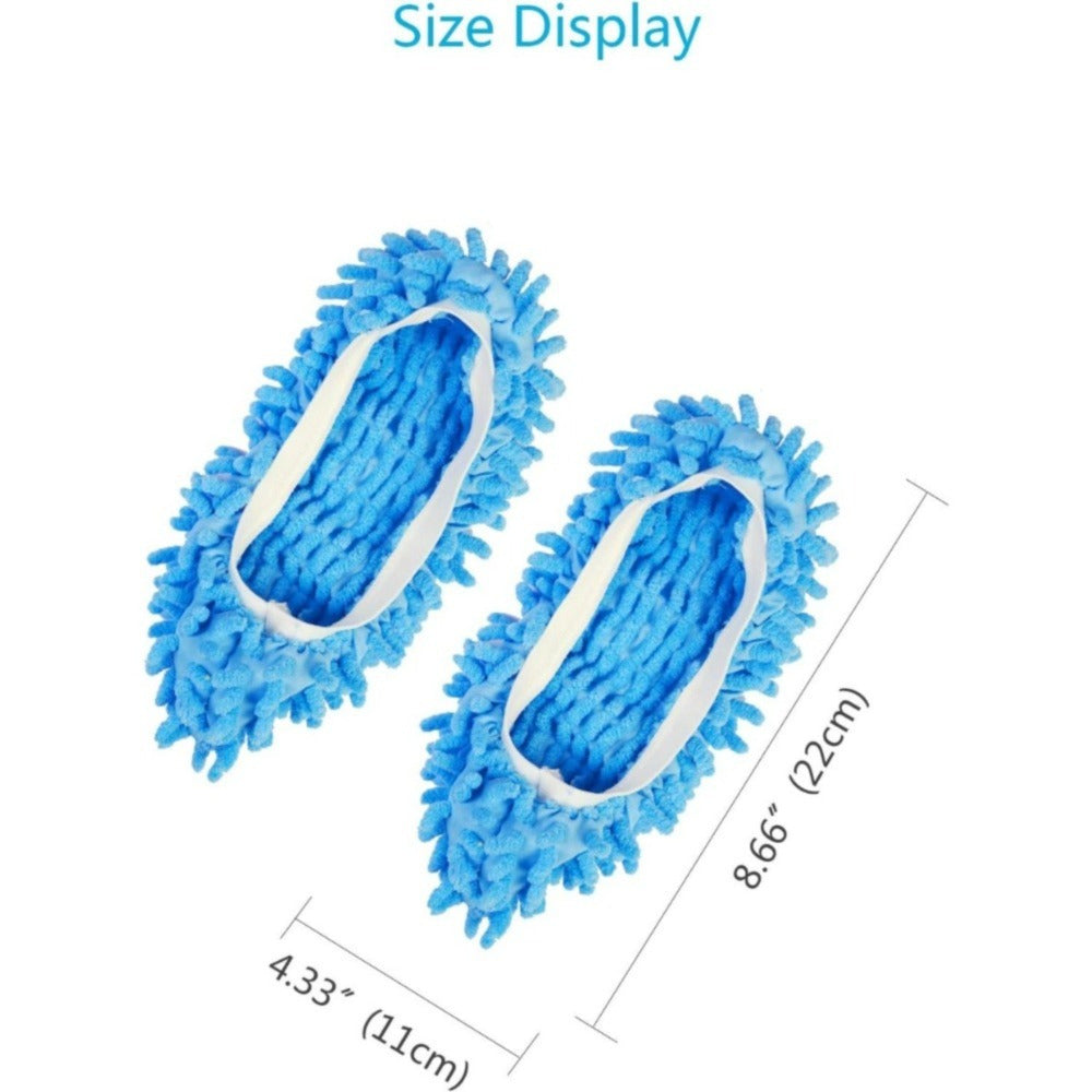3 paires de chaussons de nettoyage en vert