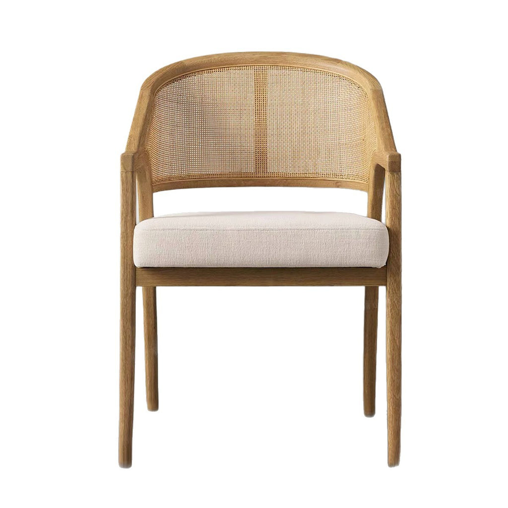 Solid Wood Rattan Woven Guesthouse Hotel Rattan Chaise