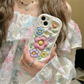Coffret de téléphone à fleurs en trois dimensions