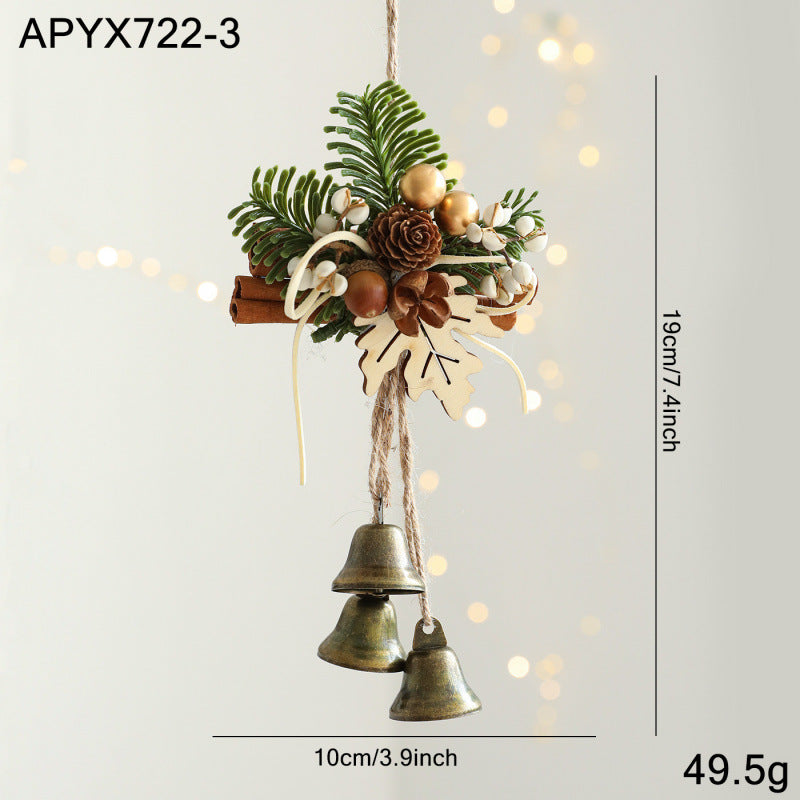 Décorations de Noël Porte suspendu pendentif Bell
