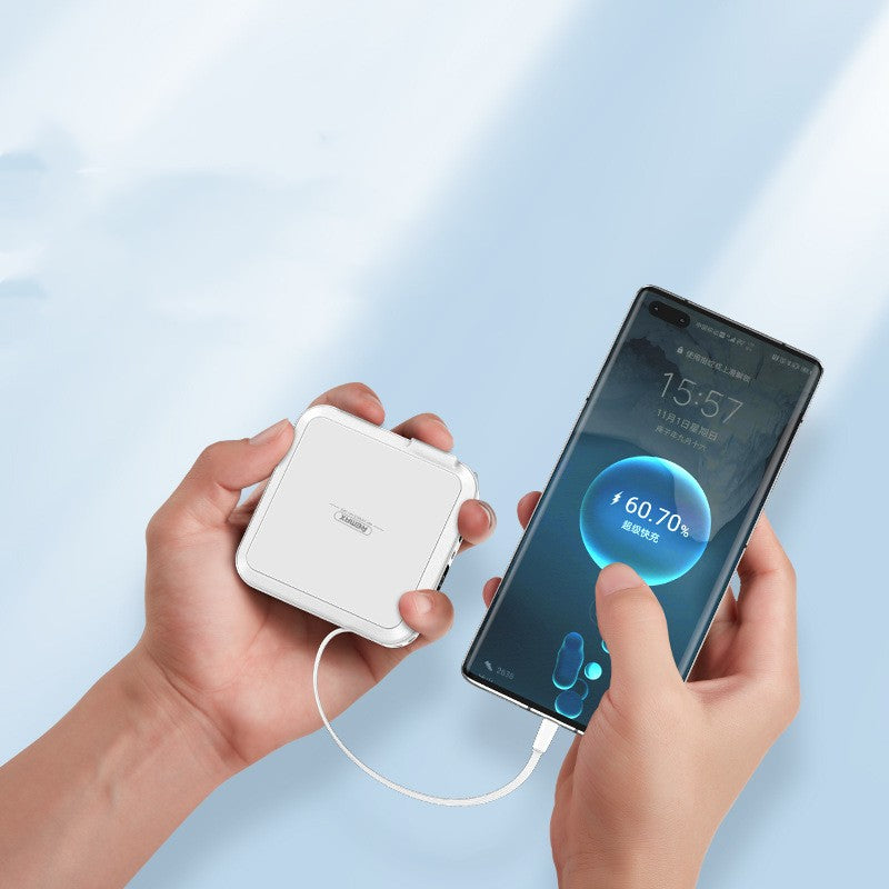 Kit de recharge rapide sans fil portable avec câble