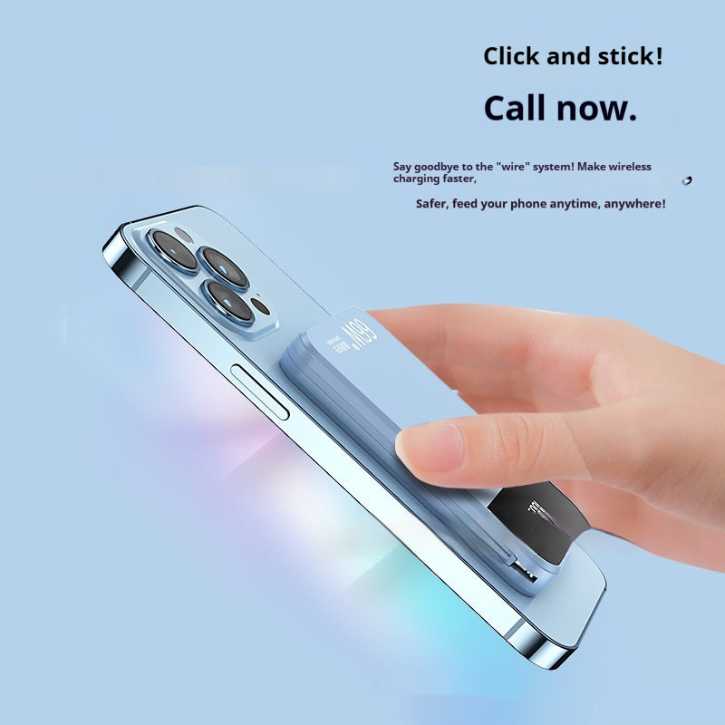 Magsafe Magnetic Wireless avec câble 66W Super Fast Charge Power Bank