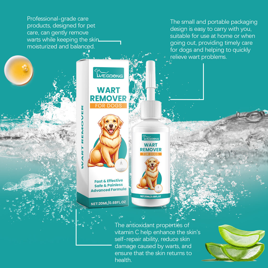 Yegbong Dog Yeast Solution de levure douce nettoyante pour la peau de chien Solution de levure pour usage externe