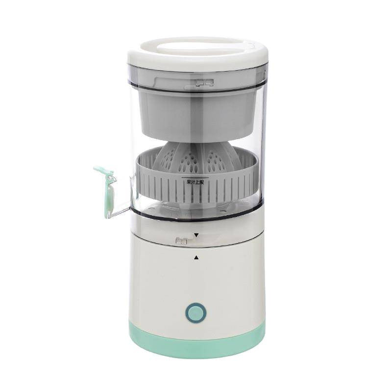 Green Portable Juicer with Built-in Battery and 5-Blade System