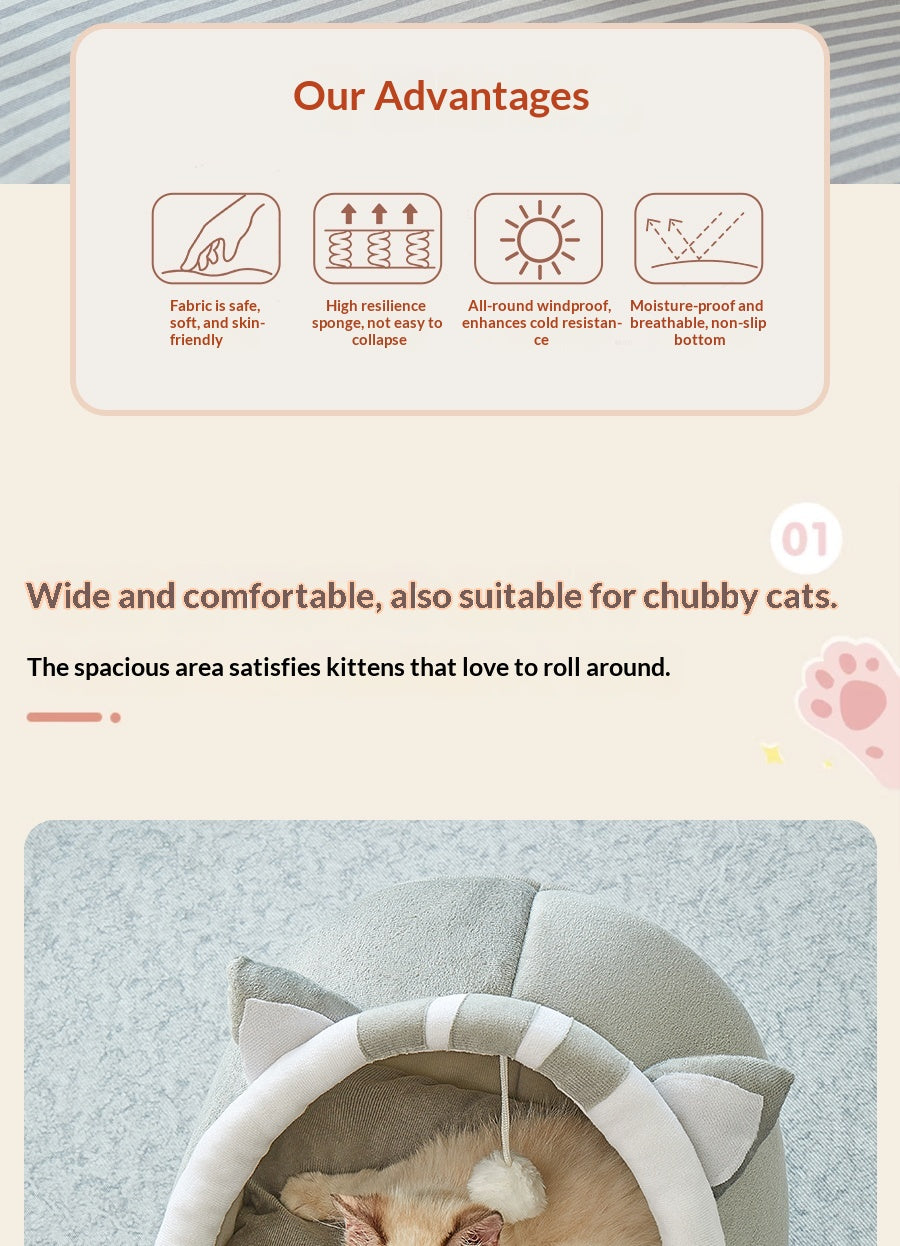 Lit de chat pudding
