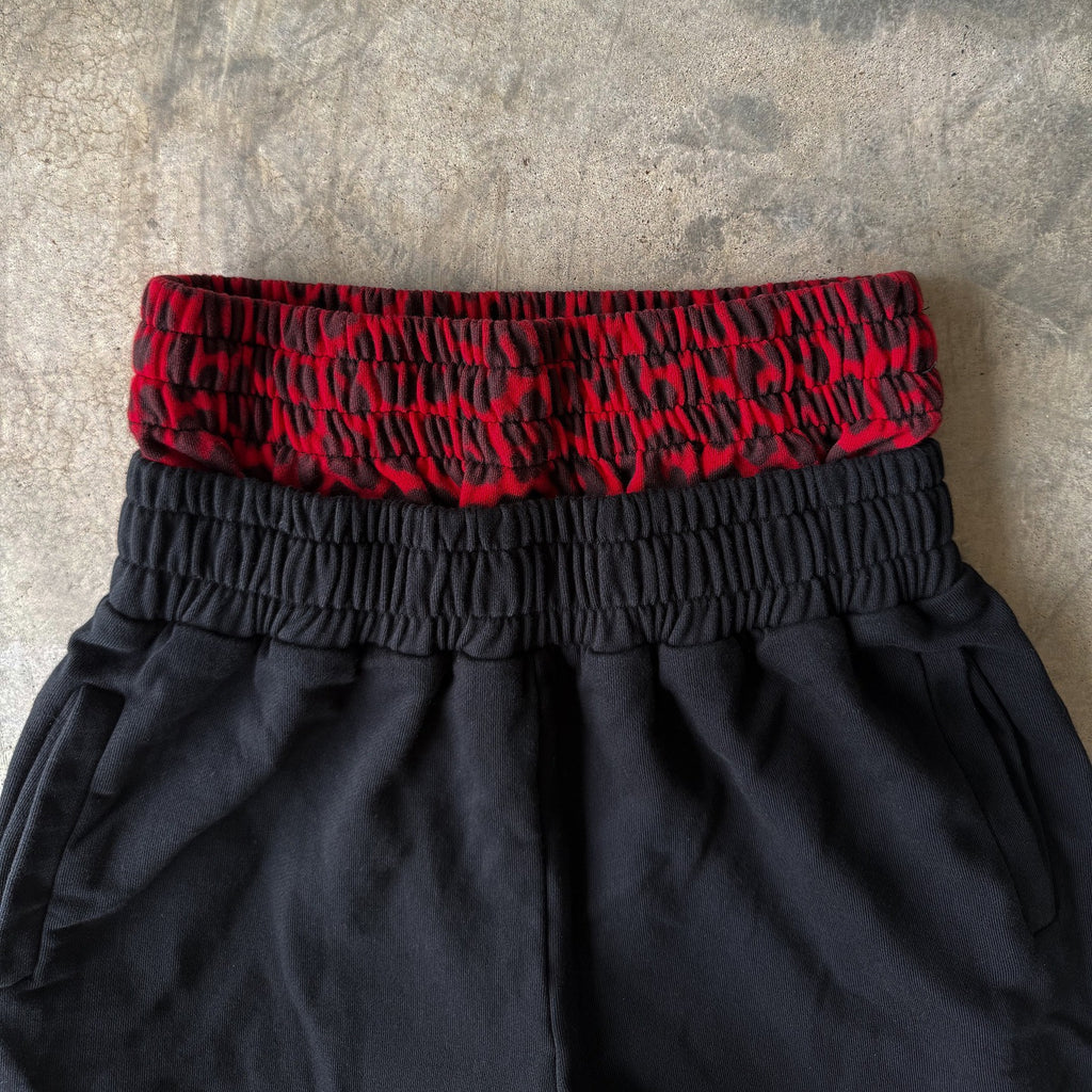 Sweatpants sport occasionnels à double bande imprimée en lettres