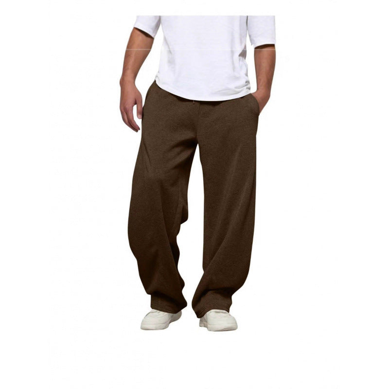 Pantalons de piste lisses pour hommes