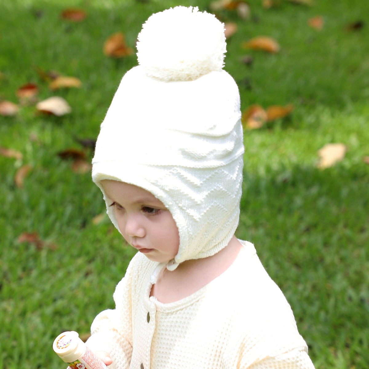 Ensemble de gants de garde d'oreilles pour enfants en laine solide et chaude