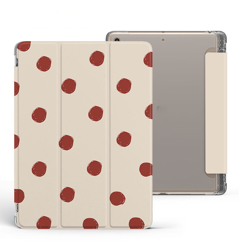 Étui de tablette en silicone pour stylo à trois pli