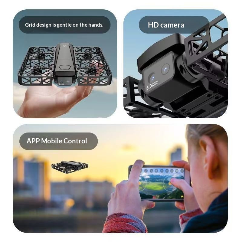 Caméra de vol de poche Brushless avec contrôle d'écran 720P HD Drone