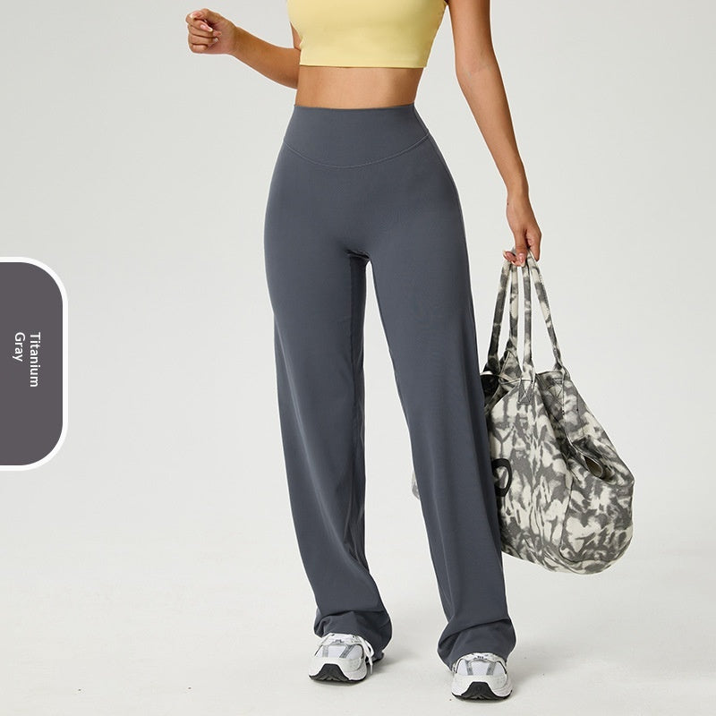 Pantalon casual pour femmes à taille haute